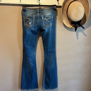Silver brand denim jeans, distressed